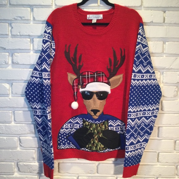 Mens Xxl Ugly Christmas Sweaters 
